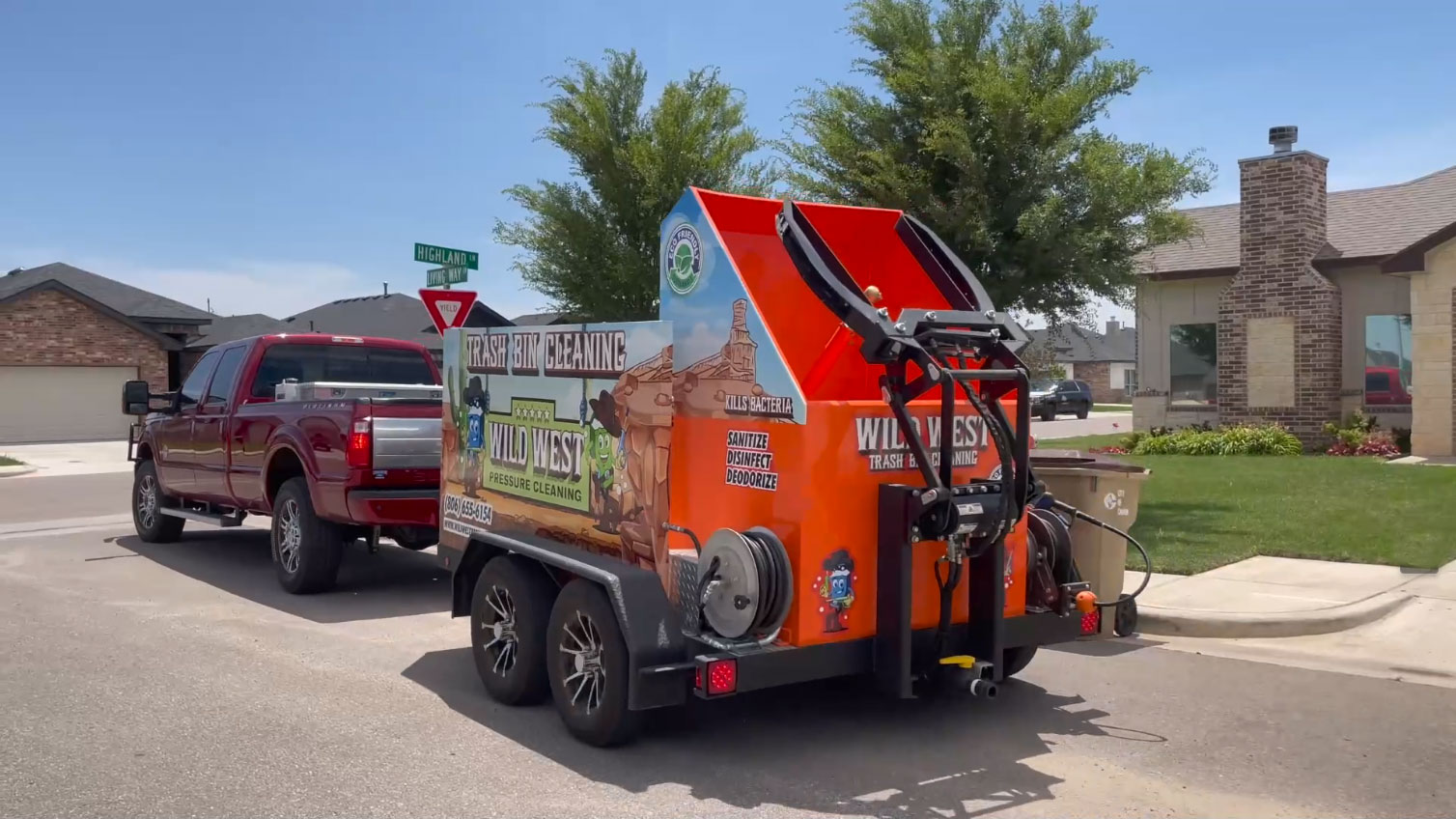 Hereford Texas Trash Can Cleaning Service